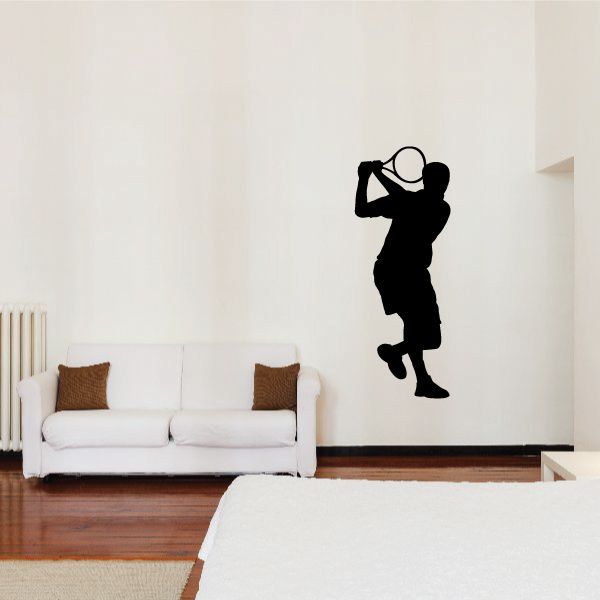 Image of Tennis Wall Decal - Vinyl Decal - Car Decal - Vd005