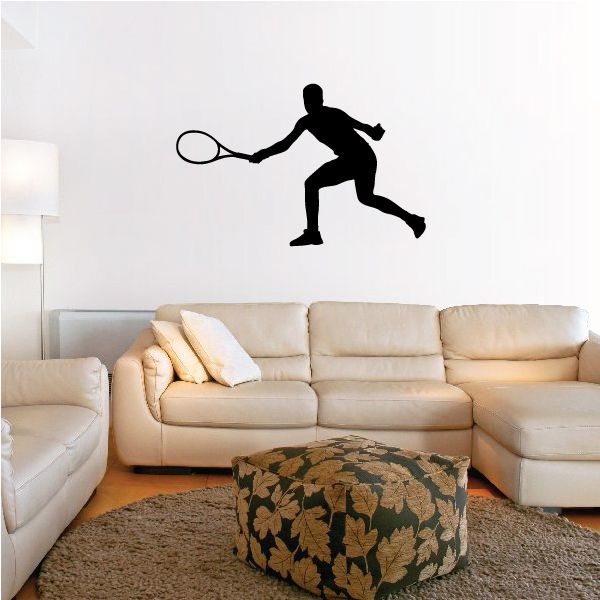 Image of Tennis Wall Decal - Vinyl Decal - Car Decal - Vd006