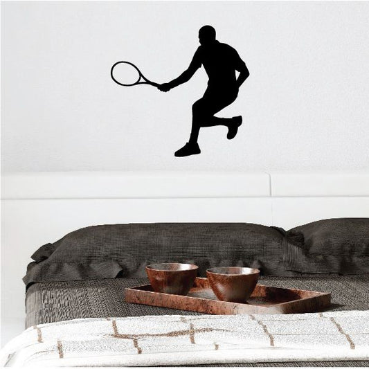 Image of Tennis Wall Decal - Vinyl Decal - Car Decal - Vd008