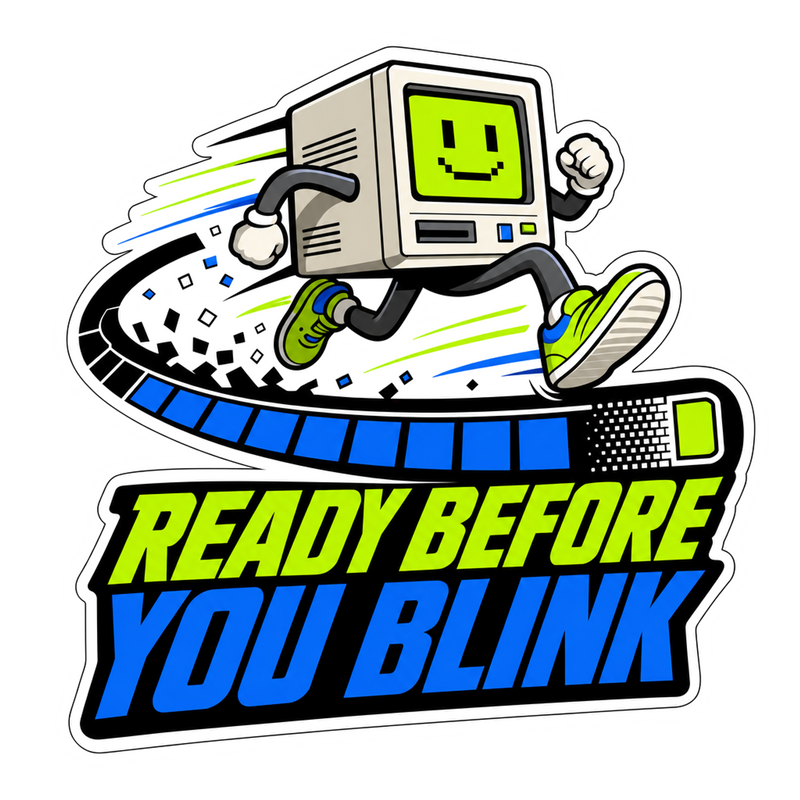 Boot Sequence Sprinter Vinyl Sticker