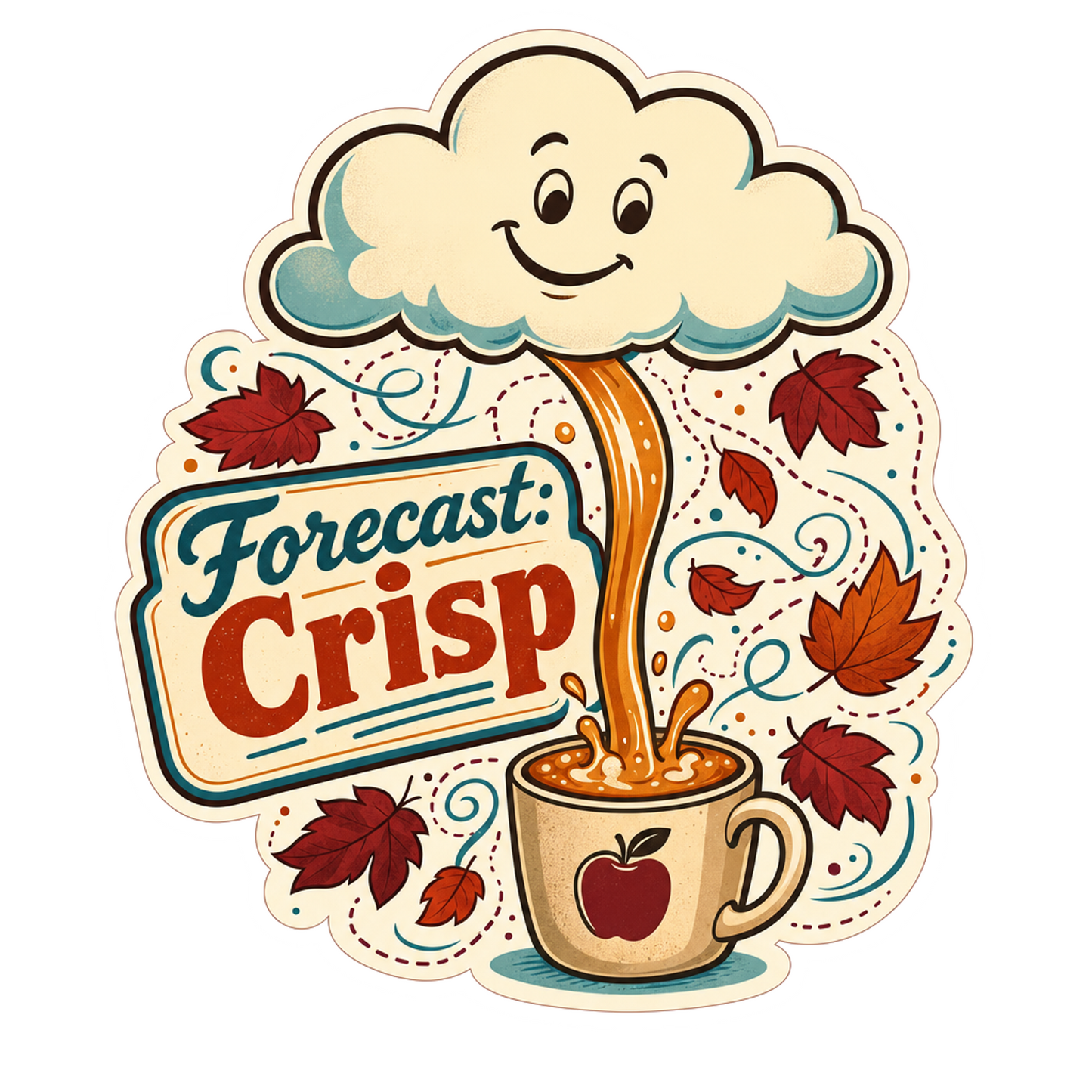 Cider Weather Department Sticker