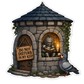 Do Not Disturb sticker featuring a knight at a stone door icon