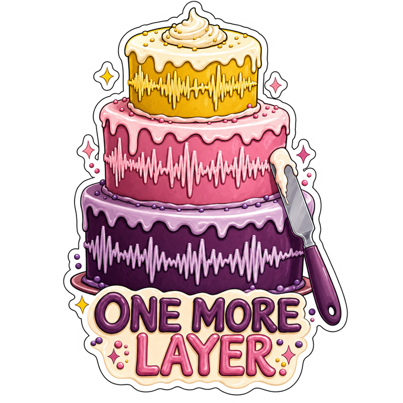 Layer Cake Studio Vinyl Sticker