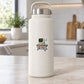 Life support sticker on bottle featuring 'DO NOT REBOOT IT PAYS THE BILLS'