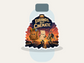 Main Character Errand Run Sticker shown on a water bottle mockup