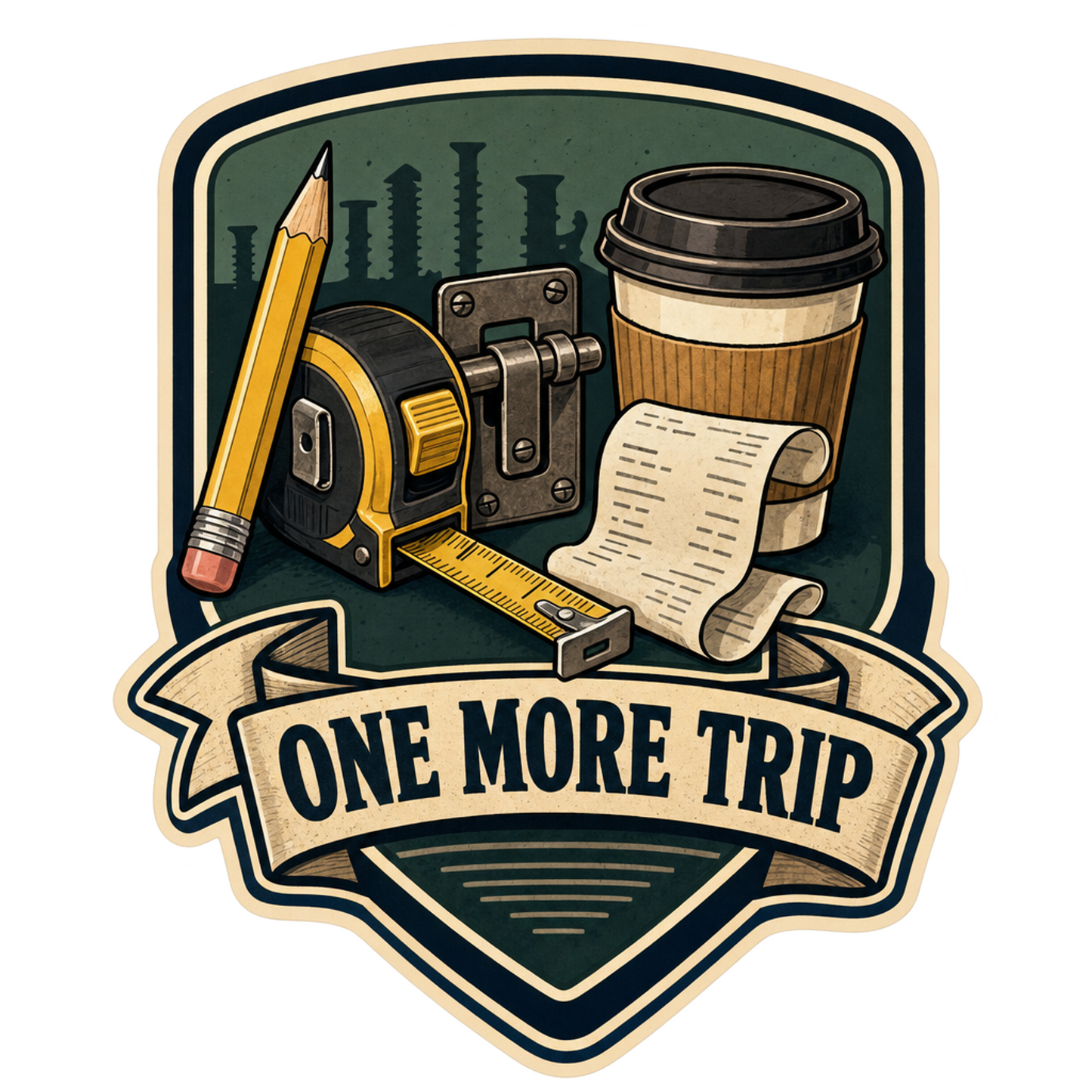 One More Trip to the Hardware Store Sticker