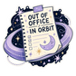 Orbiting Errands Sticker