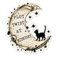 Plot Twist at Midnight Sticker