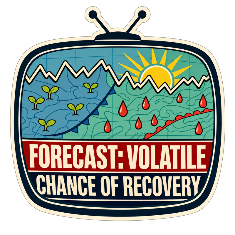 Portfolio Weather Report Vinyl Sticker