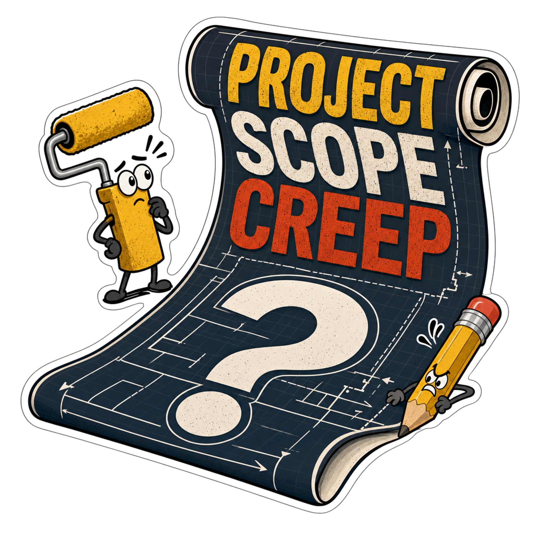 Project Scope Creep Sticker