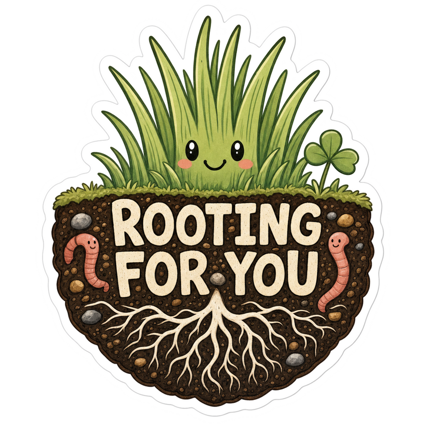 Rooting For You Vinyl Sticker