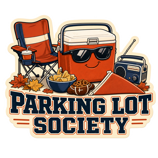 Saturday Parking Lot Society Sticker