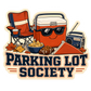 Saturday Parking Lot Society Sticker