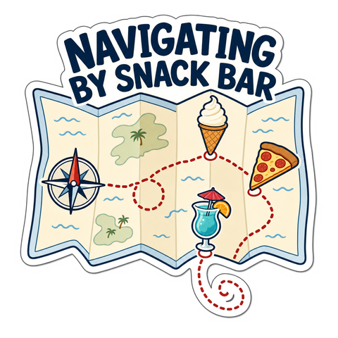 Snack Deck Navigator Vinyl Sticker