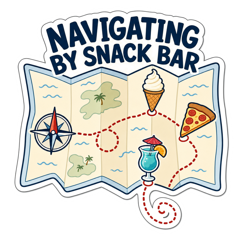Snack Deck Navigator Vinyl Sticker