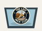 The Last Inch Club Sticker shown on a car window mockup