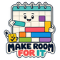 Time Block Tetris Sticker