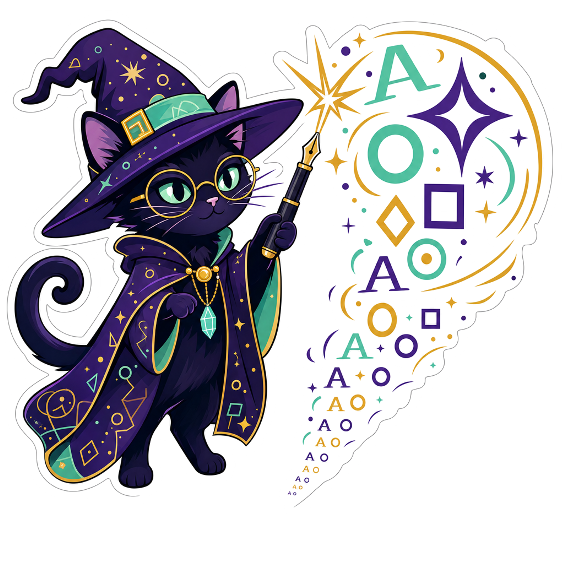 Vector Witchcraft Society Sticker