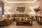 Thanksgiving wall decal with 'THANKS & GIVING Always' lettering