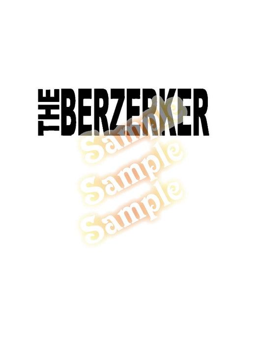 Image of The berzerker Decal