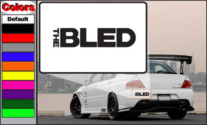 Bled band decal with bold 'THE BLED' lettering