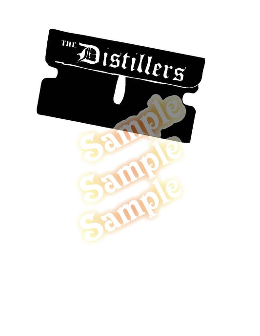 Image of The Distillers Razorblade Decal