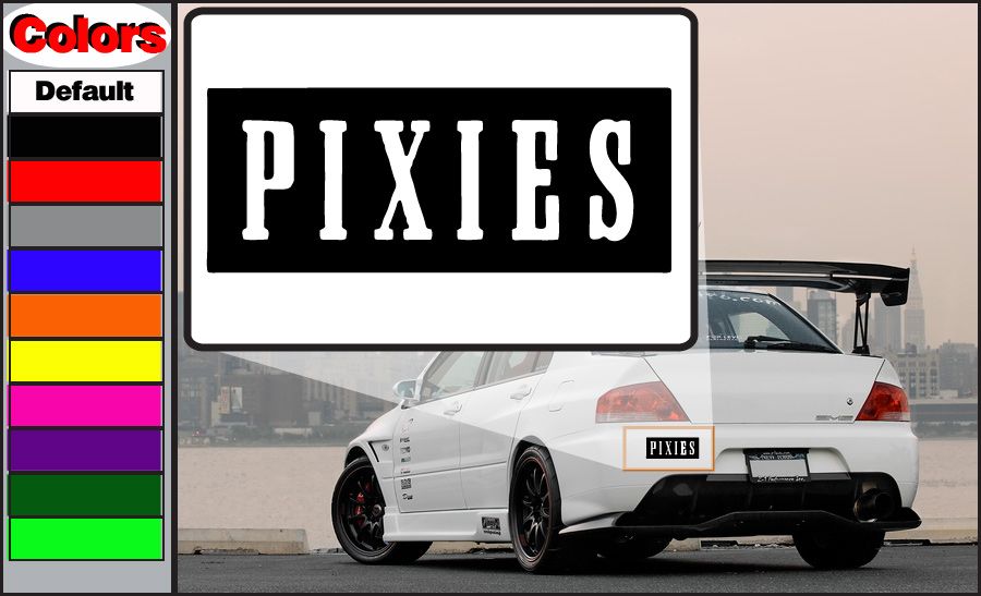 Image of The Pixies square Decal