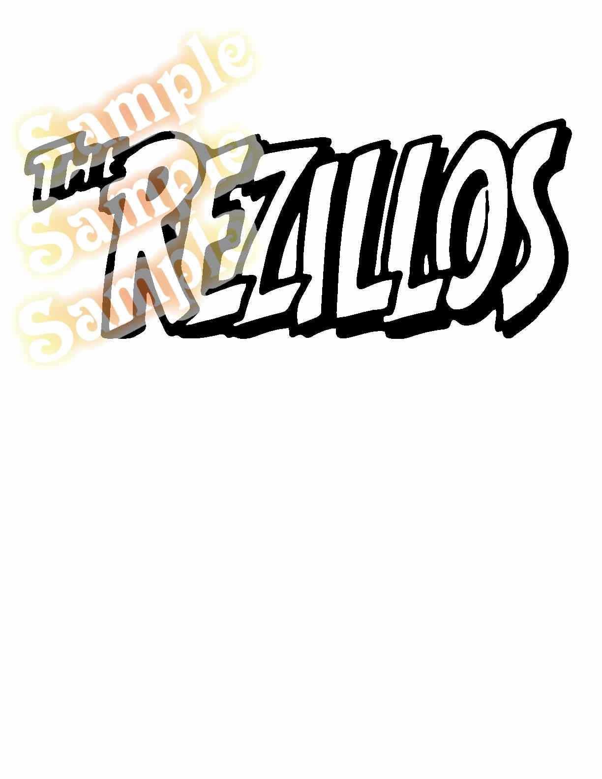 Image of The Rezillos Text Bold Decal