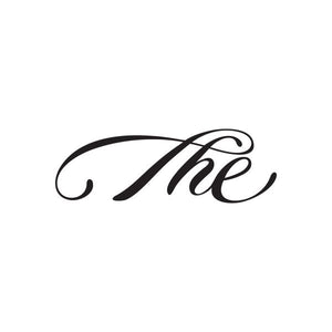 Black script The vinyl decal sticker