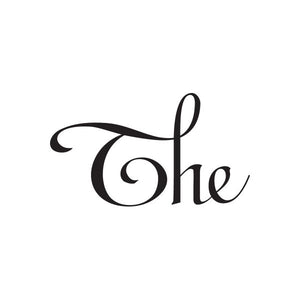 Black cursive text vinyl decal sticker, script letters 'Ohe'