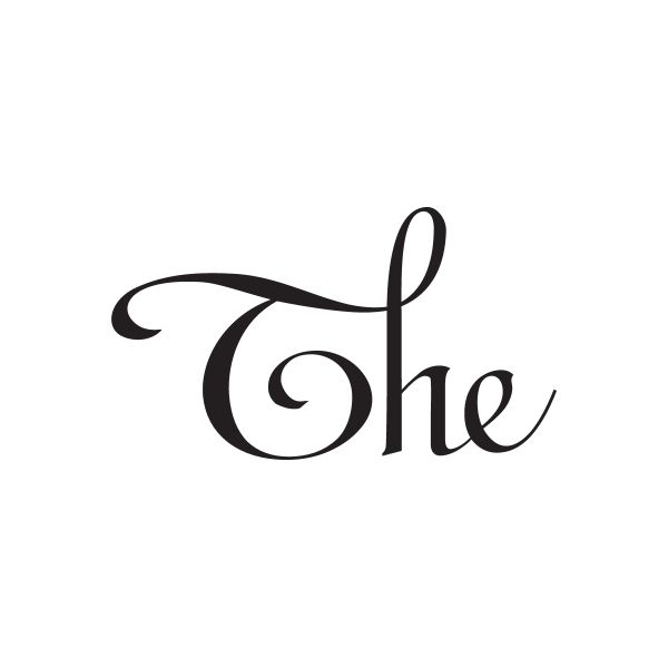 Black cursive text vinyl decal sticker, script letters 'Ohe'