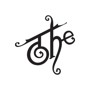 Vinyl decal with black treble clef and stylized "be" text