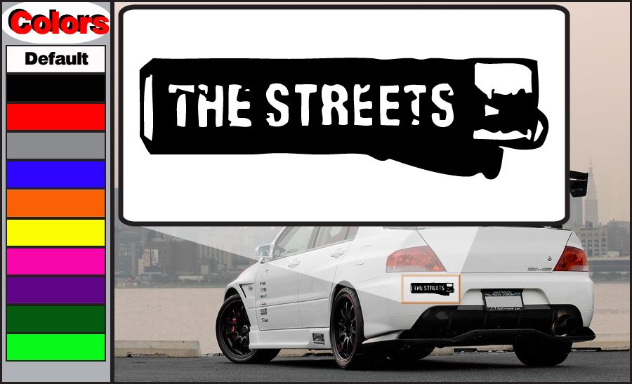 Image of The Streets Decal