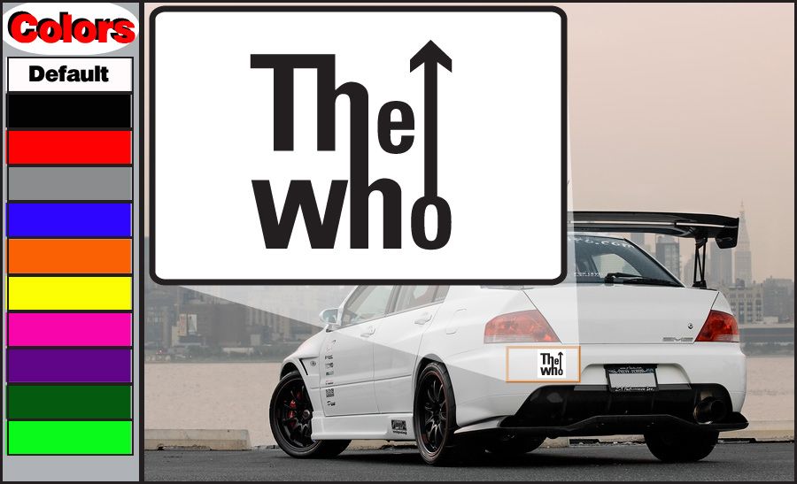 Image of The Who Decal