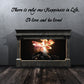 Wall decal: “There is only one happiness in life; to love and be loved.”