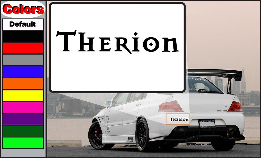 Image of Therion Decal