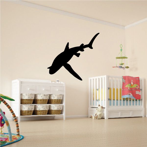 Image of Tiger Shark Lunging Decal