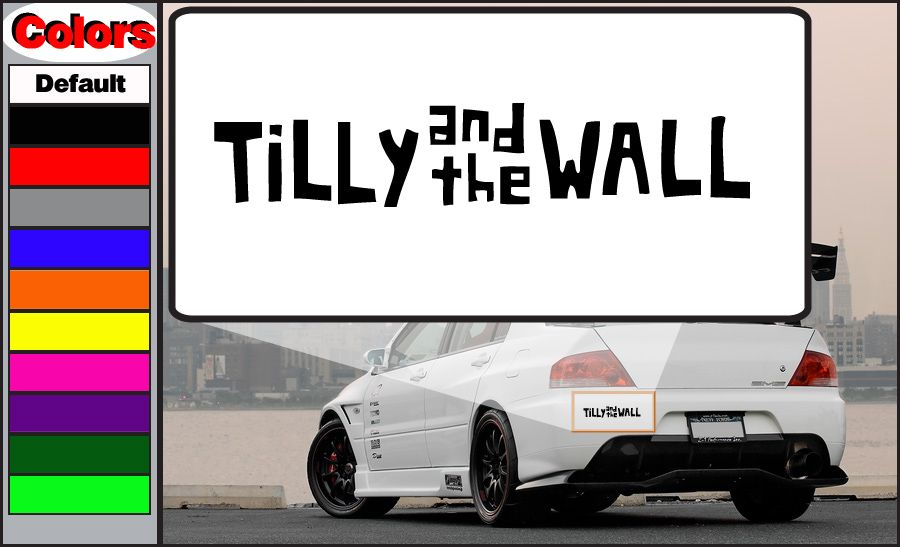 Image of Tilly and the Wall Decal