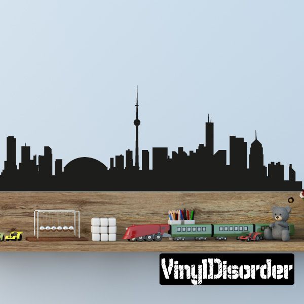 Image of Toronto Canada Skyline Decal