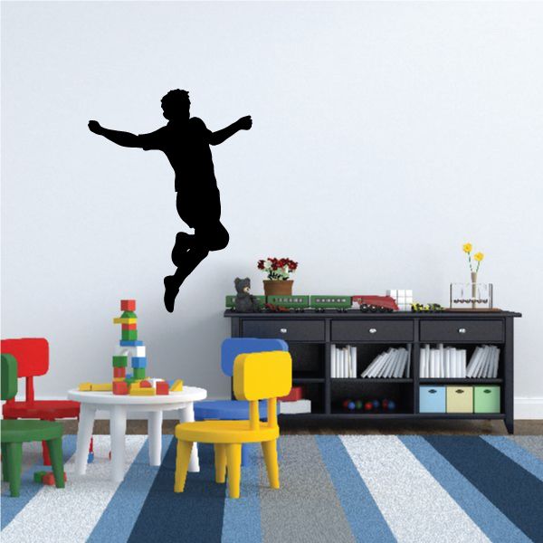 Image of Track And Field Long Jump Wall Decal - Vinyl Decal - Car Decal - NS001