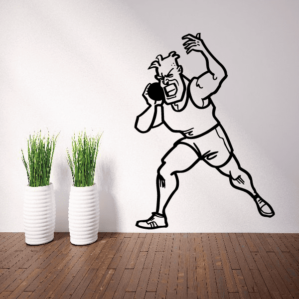 Image of Track and field Wall Decal - Vinyl Decal - Car Decal - Bl016