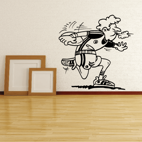 Image of Track and field Wall Decal - Vinyl Decal - Car Decal - Bl025