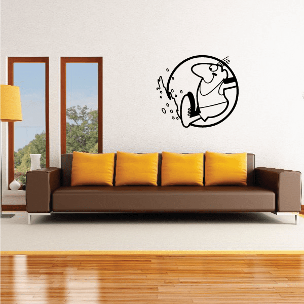 Image of Track and field Wall Decal - Vinyl Decal - Car Decal - Bl027