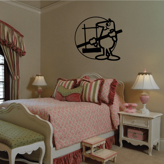 Image of Track and field Wall Decal - Vinyl Decal - Car Decal - Bl041