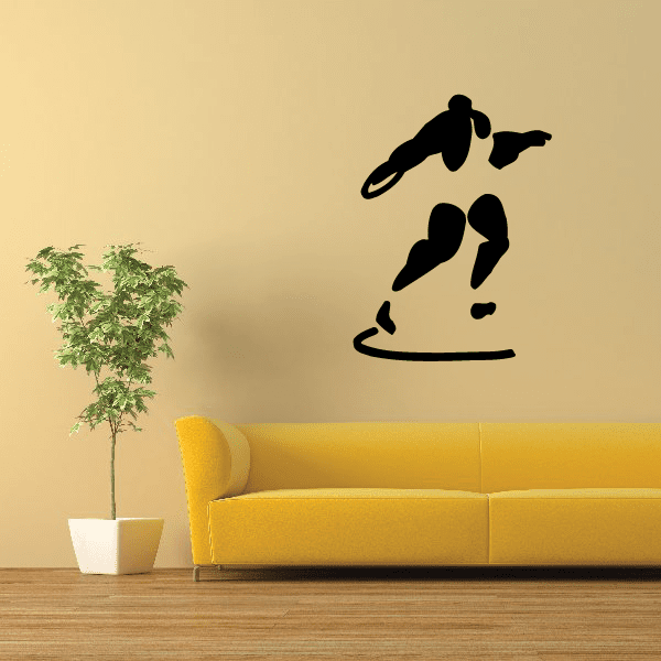 Image of Track and field Wall Decal - Vinyl Decal - Car Decal - Bl046