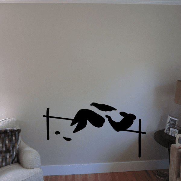 Image of Track and field Wall Decal - Vinyl Decal - Car Decal - Bl049