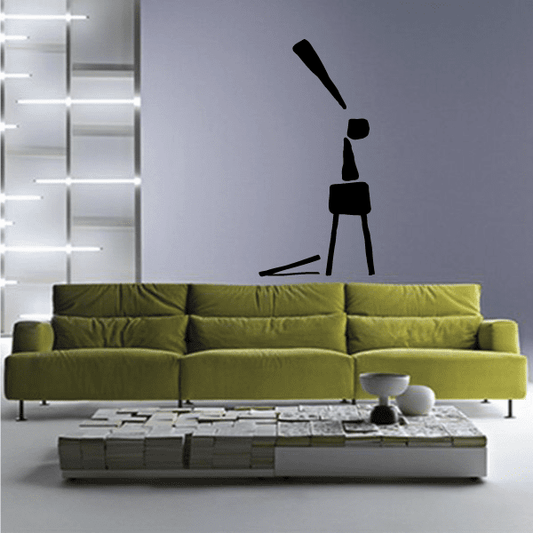 Image of Track and field Wall Decal - Vinyl Decal - Car Decal - Bl055