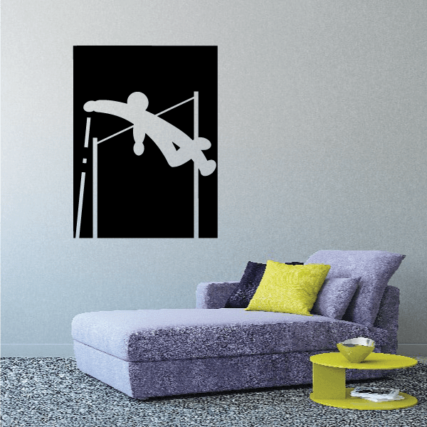 Image of Track and field Wall Decal - Vinyl Decal - Car Decal - Bl061