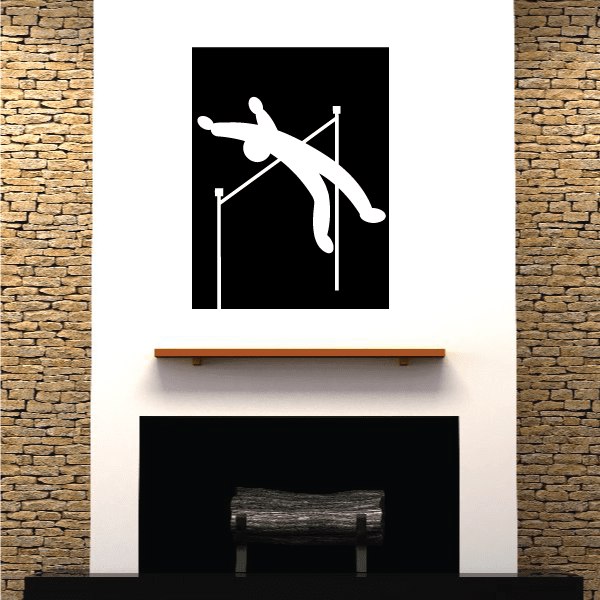 Image of Track and field Wall Decal - Vinyl Decal - Car Decal - Bl062