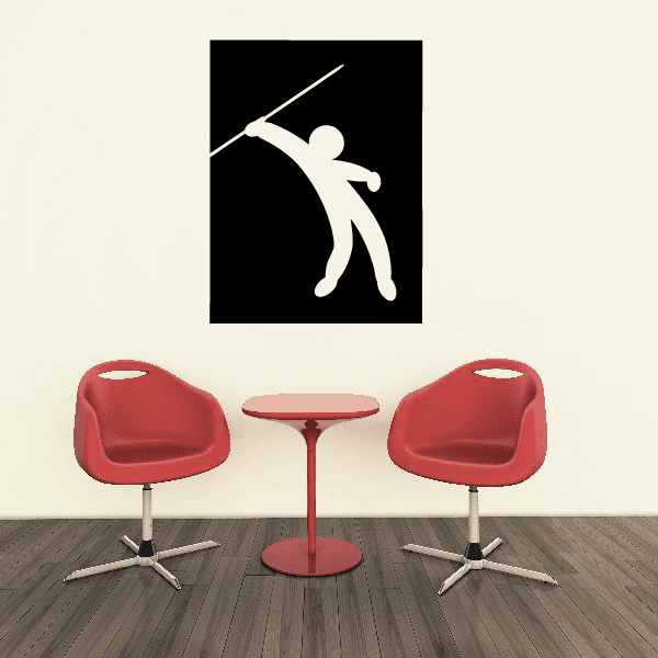 Image of Track and field Wall Decal - Vinyl Decal - Car Decal - Bl065